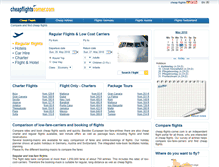 Tablet Screenshot of cheap-flights-corner.com